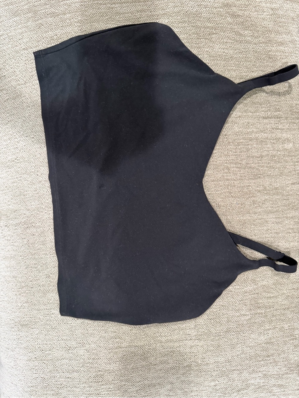 Athleta Black Cropped Bralette